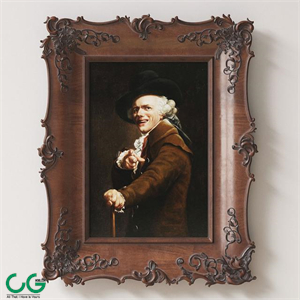 Carved frame